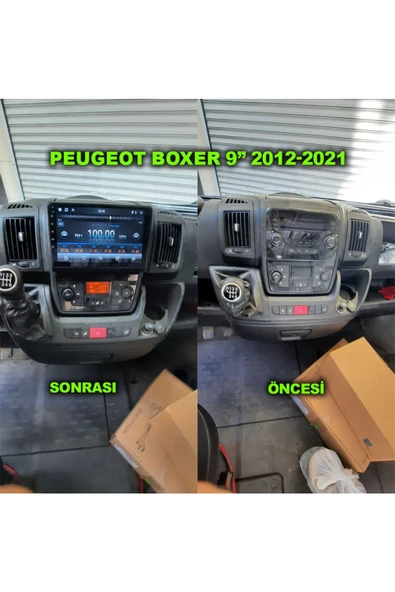 NAVMİNA Fiat Ducato Citroen Jumper Peugeot Expert 2012-2021 Uyumlu 9 inç 2+32 GB Multimedya ürün görseli 1
