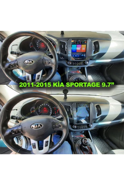 NAVMİNA KİA SPORTAGE 2011-2015 UYUMLU 9.7 İNÇ TESLA 4-64 GB MULTİMEDYA KAMERA ürün görseli 1
