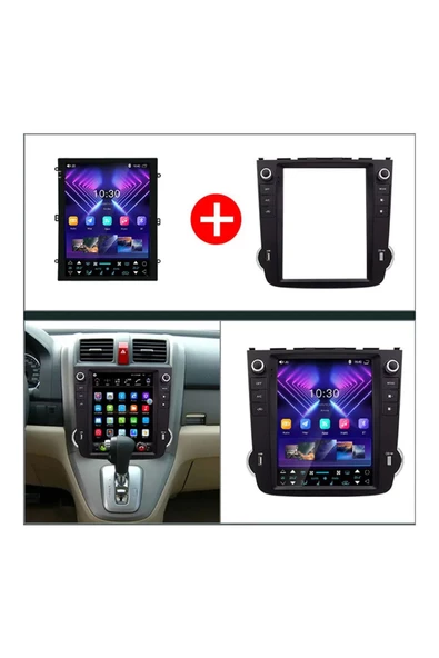 NAVMİNA Honda CRV 2007-2012 Uyumlu 9.7 inç Tesla 2+32 GB Multimedya ürün görseli 1
