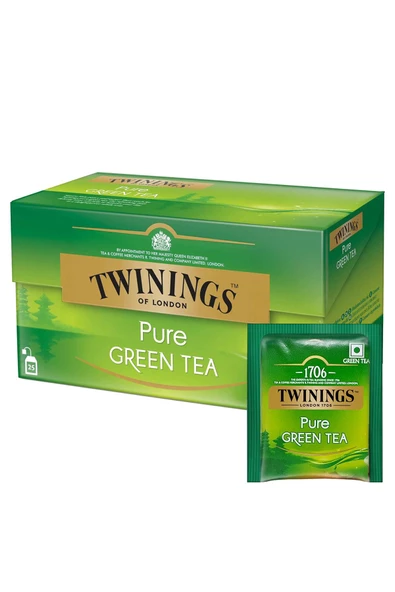 Twinings Yeşil Çay 25'li Bardak Poşet ürün görseli 1