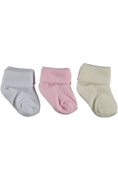 12 ADET YENİDOĞAN BEBEK ÇORAP (4 PAKET, PAKETTE 3 ADET MEVCUT) ürün görseli 1
