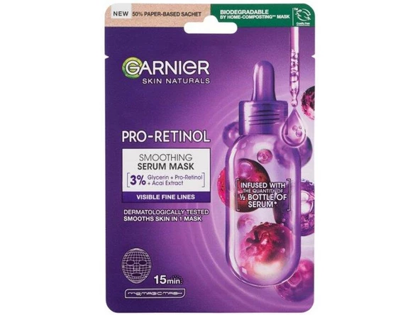 Garnier Skin Naturals Pro-Retinol Yüz Maskesi 22 gr ürün görseli 1