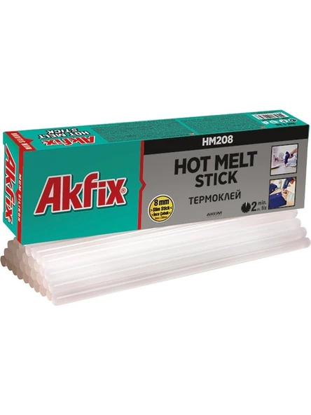 Akfix Hm208 Mum Silikon Yapıştırıcı Kalın Sıcak Silikon 1Kg ürün görseli 1