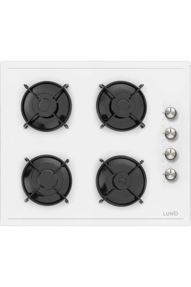 Luno Ankastre Luno L335w01 Ankastre Cam Ocak 60 Cm - Beyaz ürün görseli 1