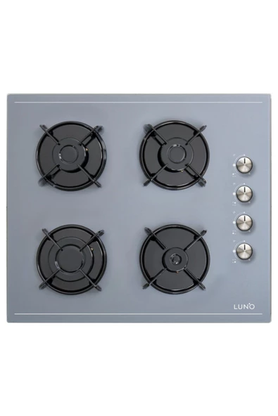 Luno Lco5335s01 Ankastre Cam Ocak 60 Cm - Gri ürün görseli 1