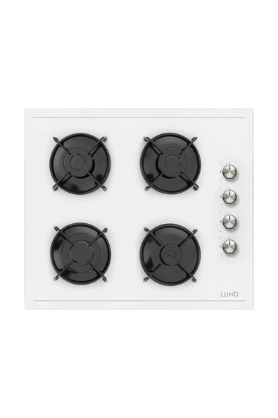 Luno Lc5335w01 Ankastre Cam Ocak 60 Cm - Beyaz ürün görseli 1