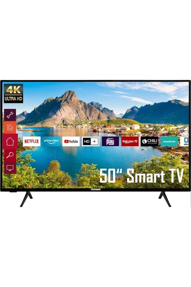 Telefunken 50" 127 Ekran Ultra Hd 4K Smart LED TV (Refurbished-2 Yıl Garanti) ürün görseli 1