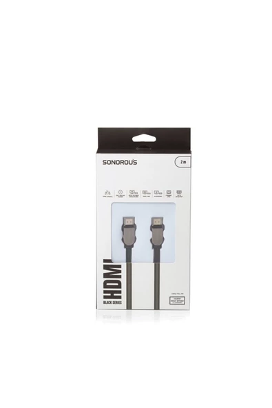 Sonorous   Hdmı Black Altın Uçlu Kablo 1,5 Metre ürün görseli 1