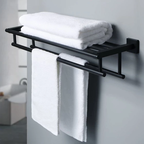 Havluluk Banyo Havlu Askısı Metal Duvar  Askısı ürün görseli 1