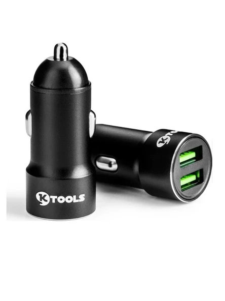 Ktools Mikro Araç Şarj cihazı 2.4A - Resim 3