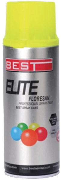 Best Floresan Fosforlu Sarı 400 ML Sprey Boya ürün görseli 1