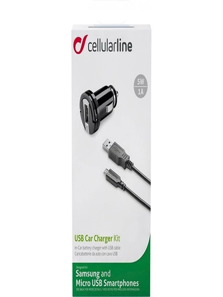 Cellular Line Mikro Usb Araç Şarjı ürün görseli 1