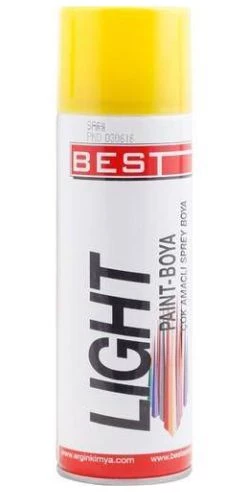 Best Light Sprey Boya Sarı 250 ML BL250 ürün görseli 1