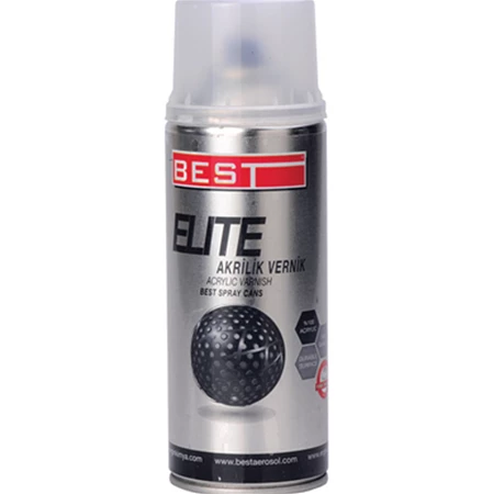 Best Elite Akrilik Sprey Vernik 400 Ml Tüm Yüzeyler ürün görseli 1