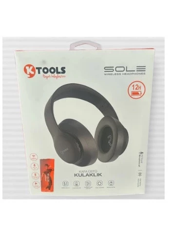 SOLE KULAK ÜSTÜ BLUETOOTH KULAKLIK SİYAH ürün görseli 1