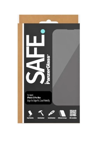 PANZER GLASS SAFE IPHONE 13 PRO MAX CASE FRIENDLY EKRAN KORUYUCU - Resim 3