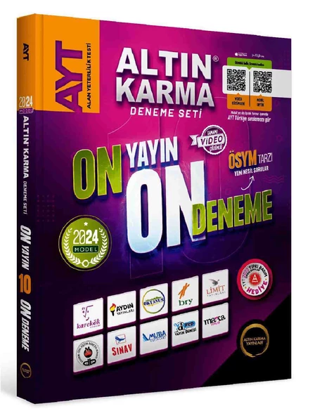 ALTINKARMA AYT 10+1 Deneme Seti 2024 ürün görseli 1