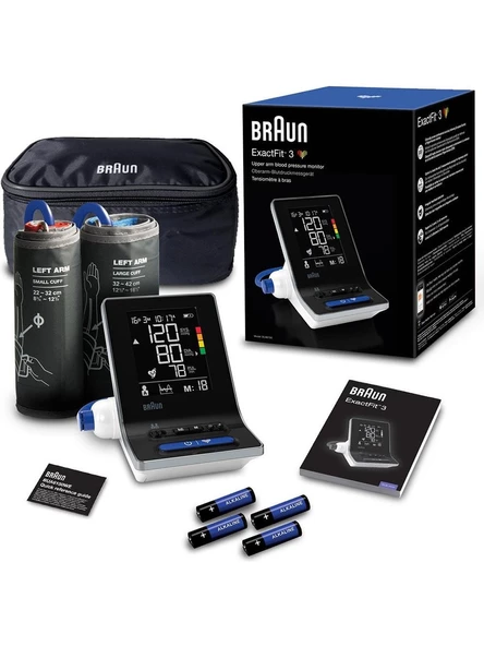 Braun ExactFit 3 BUA 6150 PH Koldan Dijital Tansiyon Aleti ürün görseli 1