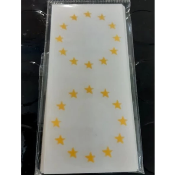 Plaka Avrupa Birliği Sticker (Ücretsiz Kargo) ürün görseli 1