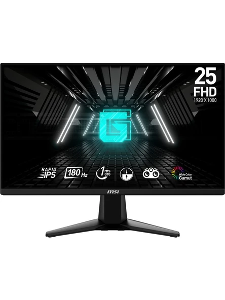 MSI G255F 24.5" 1 ms Full HD IPS 180 Hz Oyuncu Monitörü ürün görseli 1