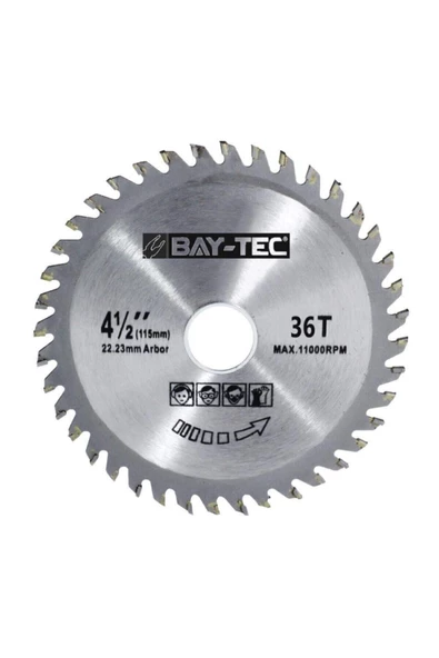 Baytec Elmas Ahşap Kesme Testeresi Taşlama Makinesi 115x22 Mm ürün görseli 1