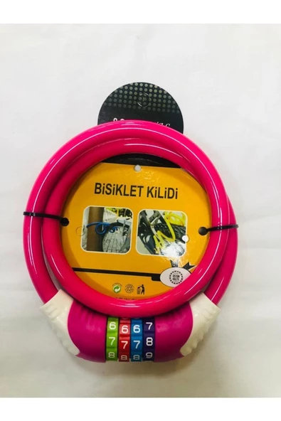 haktaş Şifreli Bisiklet Kilidi 12mm*80cm ürün görseli 1