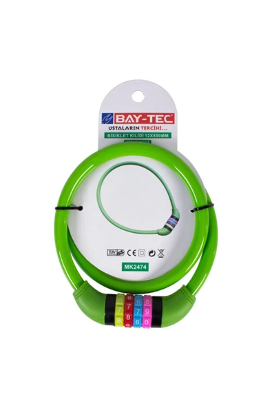 Baytec Bay-tec Bisiklet Ve Motor Kilidi Kilit Şifreli 80 Cm ürün görseli 1