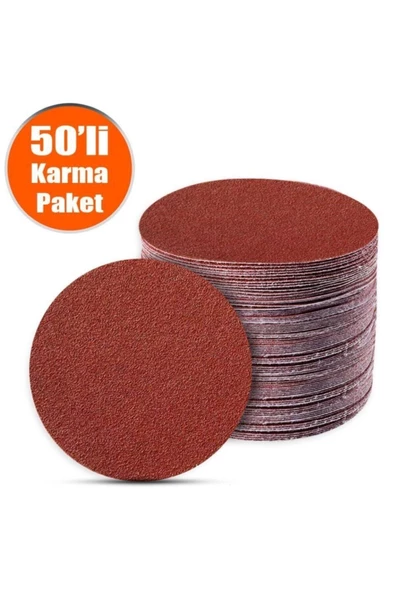 qssa 50 Adet Cırt Zımpara Spiral Avuç Taşlama 115 Mm (karma Paket) ürün görseli 1