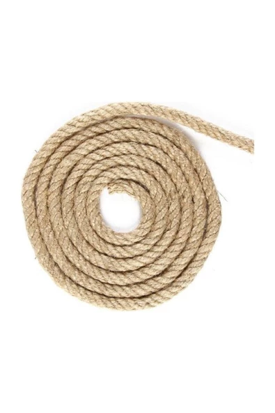 HİSARAKSESUAR Tuğra Hasır Ip -jüt Ip 8 Mm 30 Metre Yerli Üretim Pra-483553-0645 ürün görseli 1