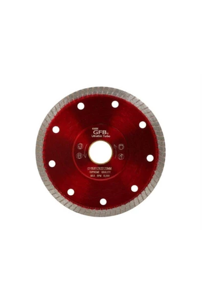 CMC Hassas Kesim Ince Turbo Elmas Seramik-fayans Kesici 115x1,2mm ürün görseli 1