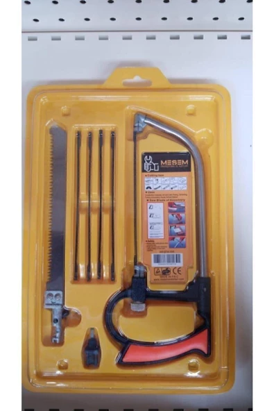 Meşem Kıl Testere Seti Ağaç Metal Plastik Tools - Resim 3