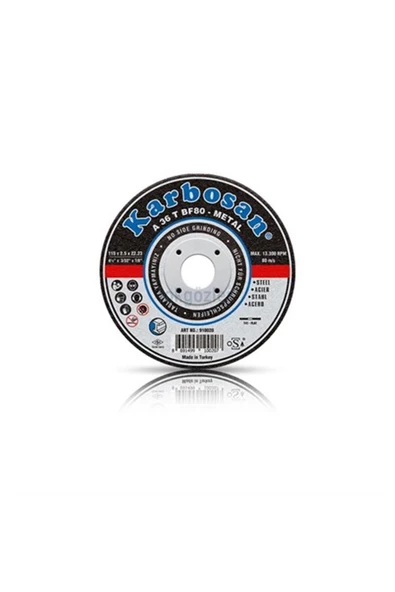KARBOSAN 180x3.0x22.23m Metal Kesme Taşı 910040 ürün görseli 1
