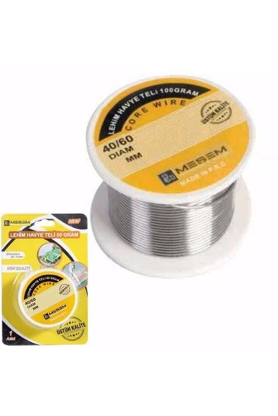 Meşem Lehim Havya Teli 50 gram 40/60 ürün görseli 1