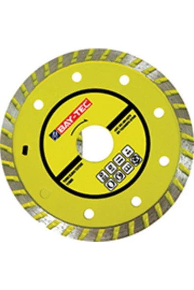 Baytec Bay-tec Turbo Elmas Testere 115 mm Taşlama Diski Kesici -1 Adet ürün görseli 1