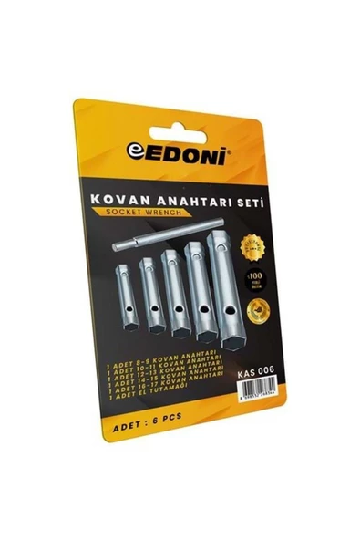Eltos Edoni Edoni 6 Parça Kovan Anahtarı Seti ürün görseli 1