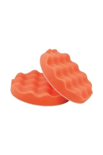 Meşem MEŞEM PASTA CİLA POLİSAJ SÜNGERİ YUMURTA PED 150 MM TURUNCU ürün görseli 1