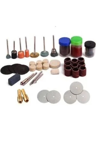 Yu Su Tools 112 Parça Gravür Taşlama Için Mini Zımpara Gravür Makinası Uçları Full Set Testere Zımpara Fırça Vb. ürün görseli 1