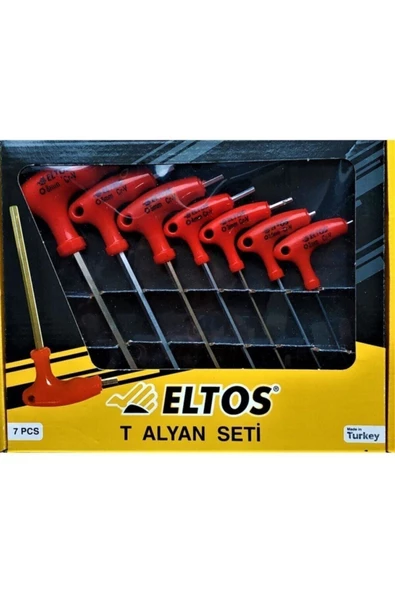Eltos Alyan Takımı 7 Parça T Tipi Allen - - Resim 2