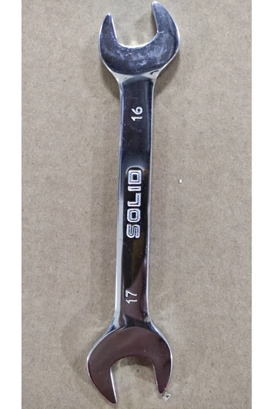 Solid 16*17 Açık Ağız Anahtar Tekli Kaliteli Çelik - Resim 2