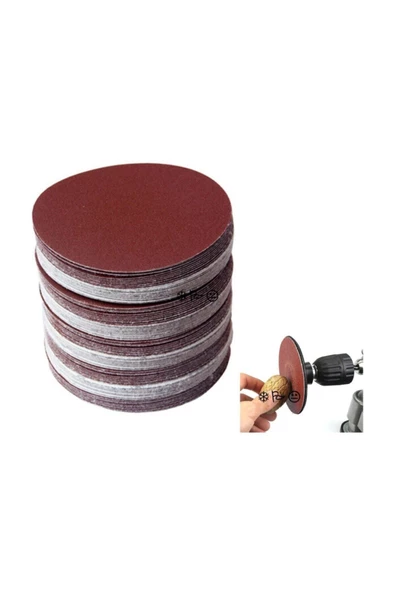 Biotech 115 mm Zımpara Diski 50 Adet Cırtlı Zımpara Kum Spiral Taşlama ürün görseli 1