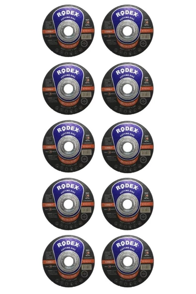 Rodex 115 X 1.0 X 22 Paslanmaz Çelik (INOX) Kesme Taşı 10 Adet ürün görseli 1