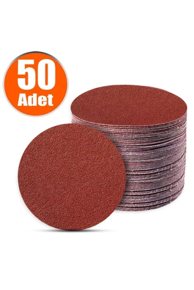 UGR 50 Adet Cırt Zımpara 115 Mm Spiral Avuç Taşlama Matkap Uyumlu (180 KUM) ürün görseli 1