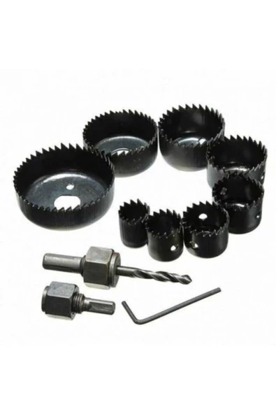 Hırdavat Buhat Buat Panç Yuvarla Metal Ahşap Daire Delme  Delik Açma Tr-6587452 11 Parça ürün görseli 1