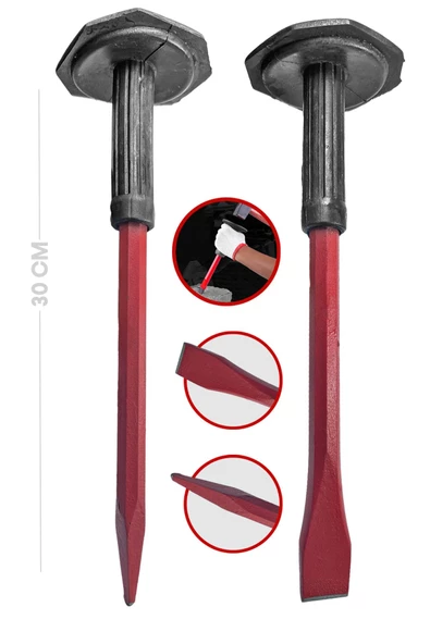 Craftex Profesyonel 300mm Muhafazalı Sivri Ve Yatay 2li 30cm Murç Seti ürün görseli 1
