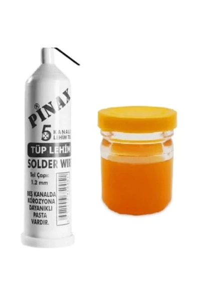 Pinax Tüp Lehim Teli 25 Gr 1.2mm + Lehim Pastası - 40gr ürün görseli 1