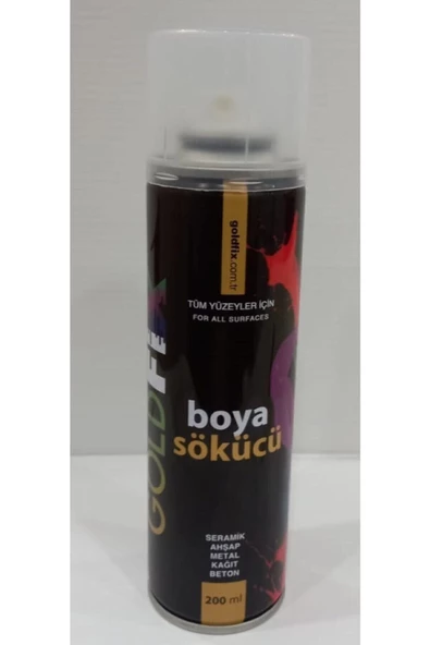 GOLDFİX Kuvvetli Boya Sökücü Temizleyici Yok Edici Sprey 200 Ml ürün görseli 1