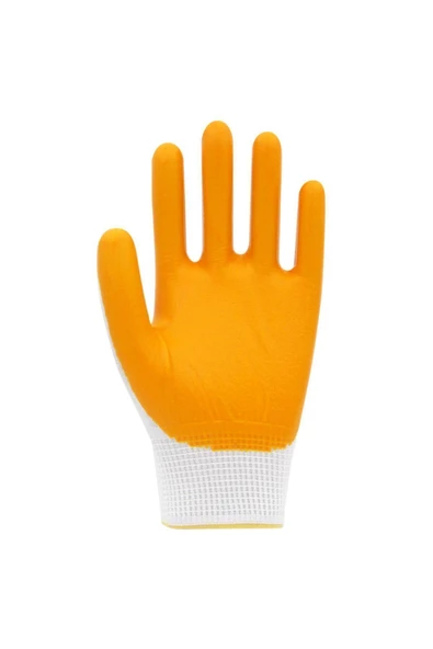 Banio Beybi Pn7 Polyester Örme Nitril Sarı Eldiven No:10 - Resim 2