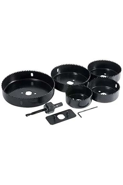 CMC Tools Cmc 5013 Ahşap Alçıpan Kartonpiyer Delme Panç Seti 8 Parça ürün görseli 1