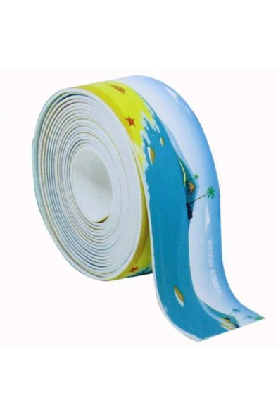 Vodaseal Banyo Küvet Mutfak Kenar Sızdırmazlık Bandı Deniz 38 Mm X 3,2 Metre ürün görseli 1