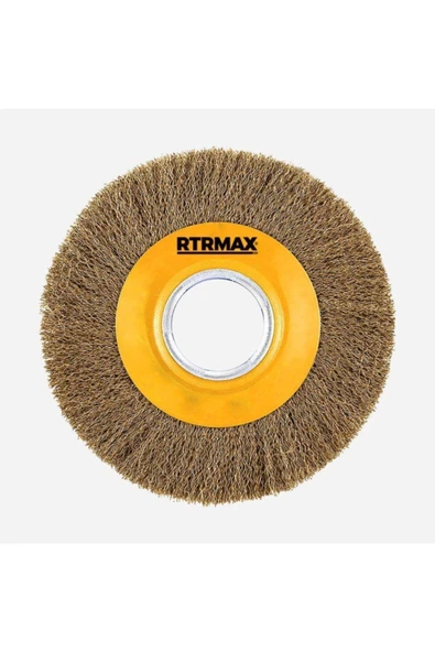 Rtrmax Saçaklı Daire Tel Fırça 150mm ürün görseli 1
